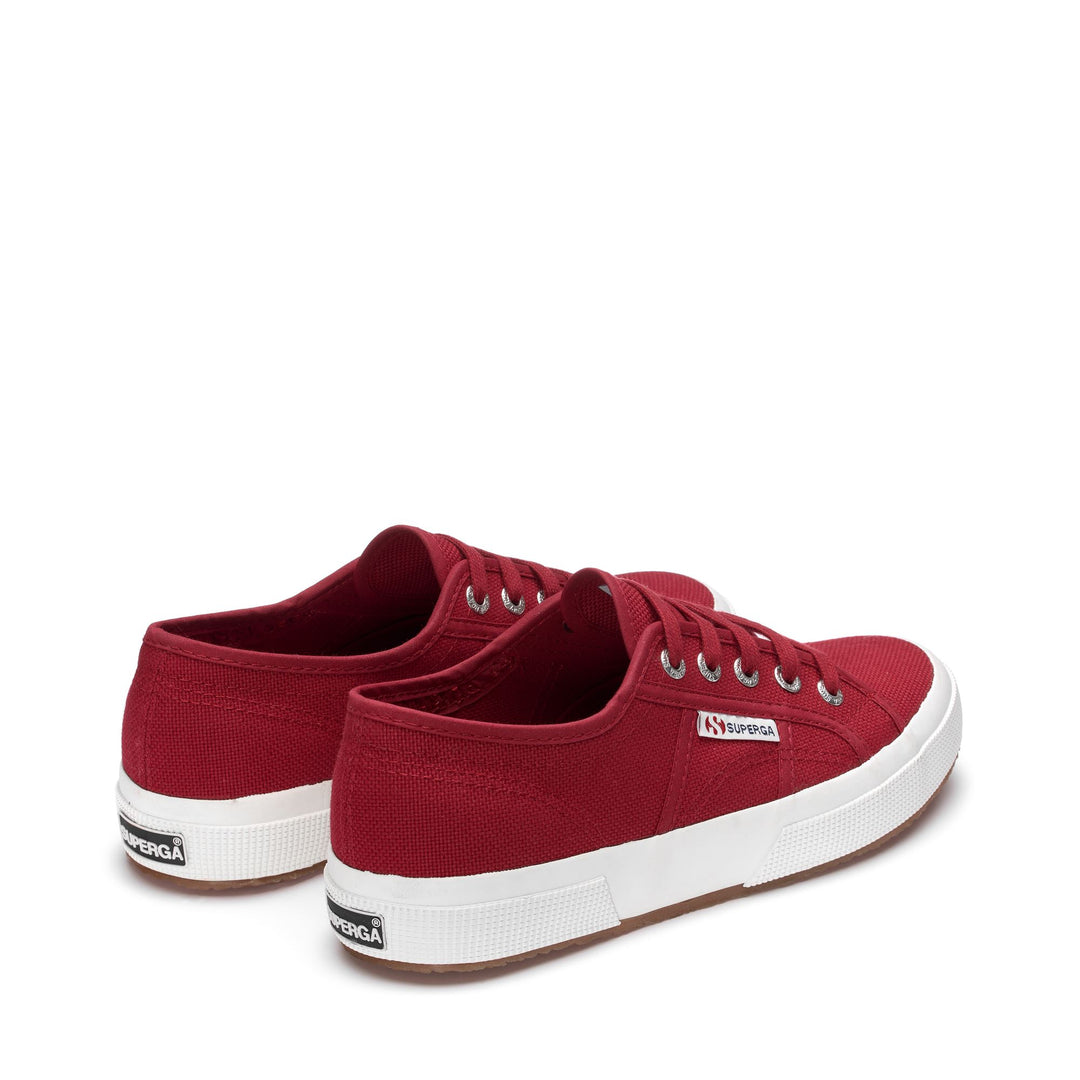 Le Superga Unisex 2750-COTU CLASSIC Sneaker RED DK SCARLET Dressed Side (jpg Rgb)		