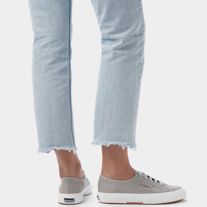 Le Superga Unisex 2750-COTU CLASSIC Sneaker LT GREY Detail Double				