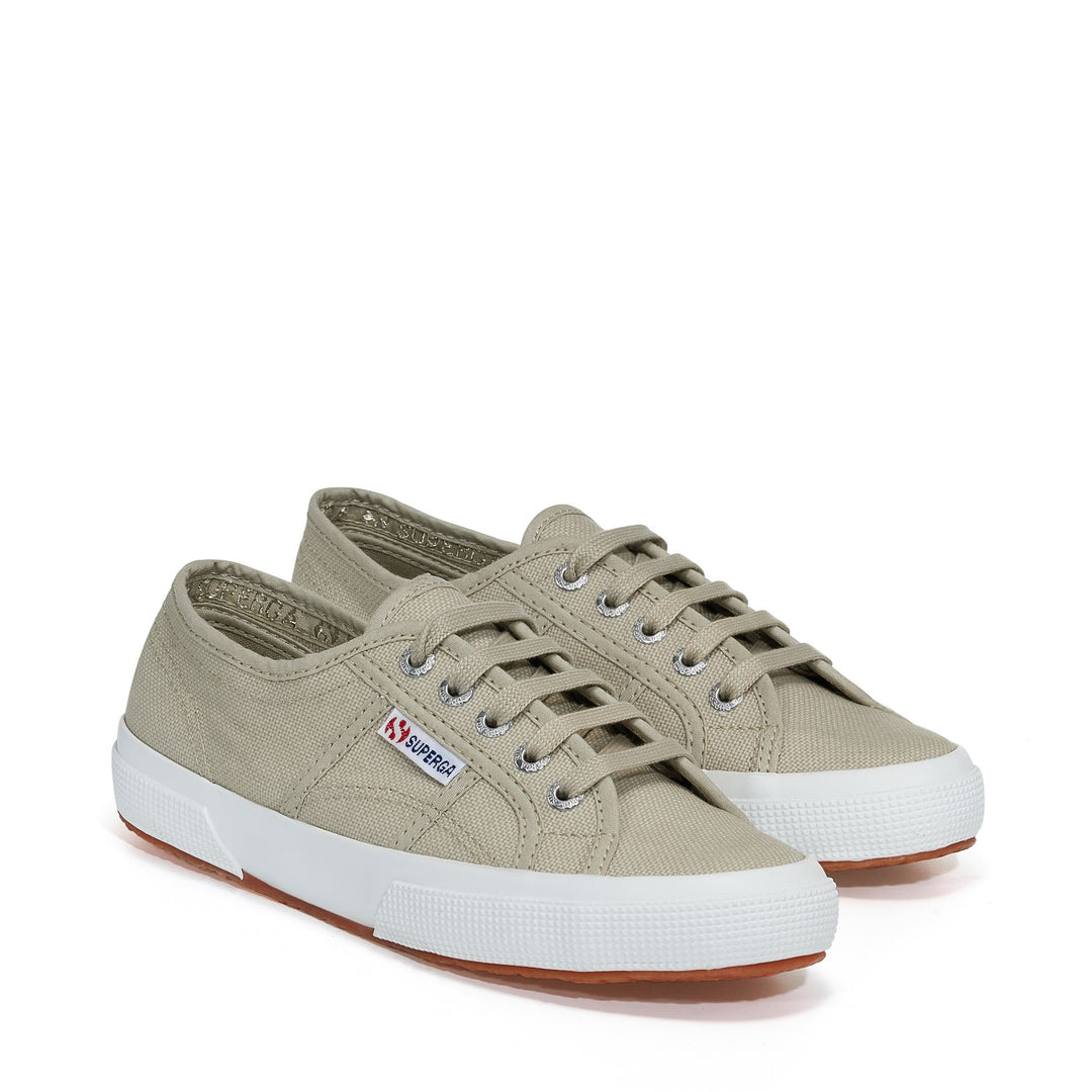 Le Superga Unisex 2750-COTU CLASSIC Sneaker TAUPE Dressed Front (jpg Rgb)	