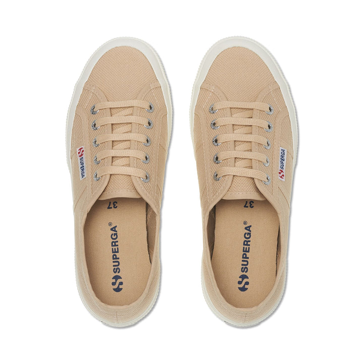 Le Superga Unisex 2750-COTU CLASSIC Sneaker BEIGE LT-F AVORIO Dressed Back (jpg Rgb)		