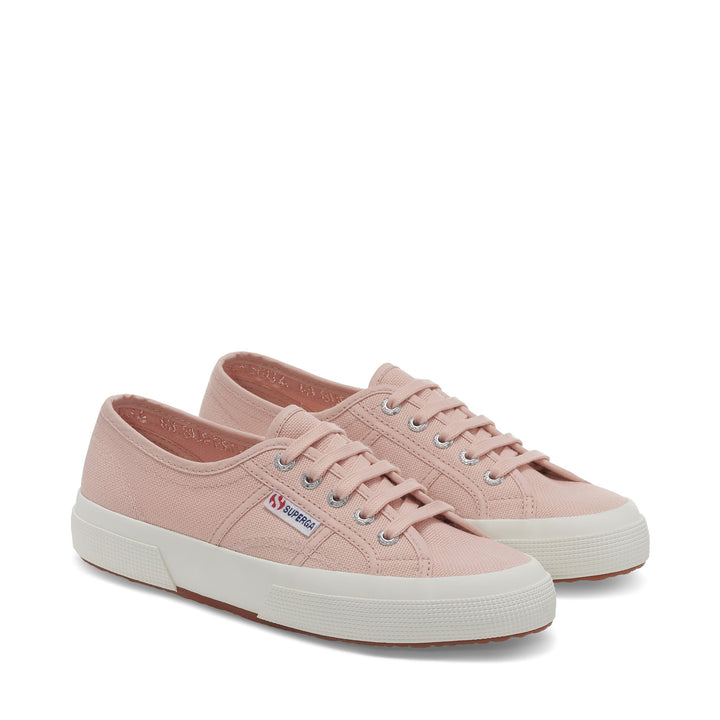 Le Superga Unisex 2750-COTU CLASSIC Sneaker PINK BLUSH-F AVORIO Dressed Front (jpg Rgb)	