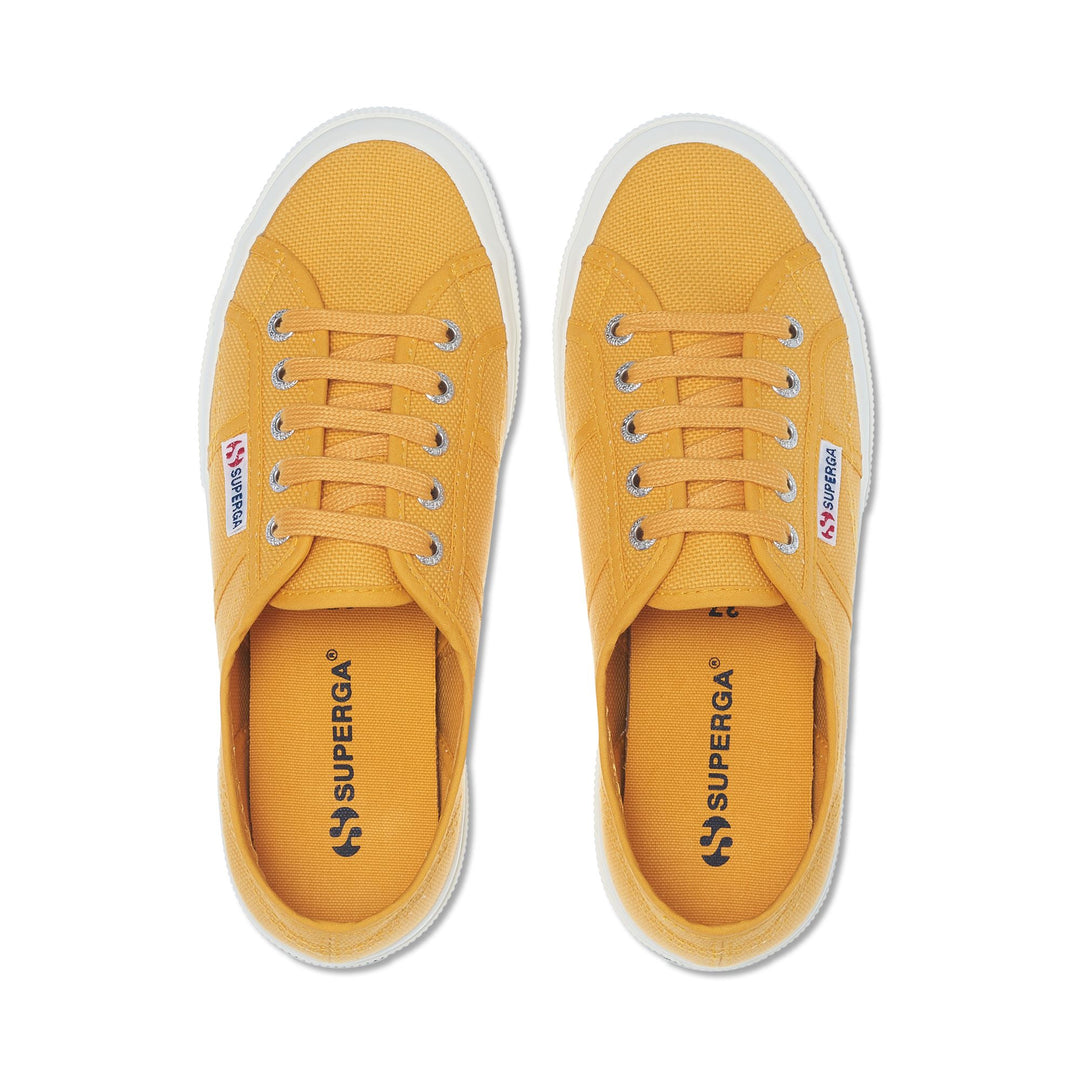 Le Superga Unisex 2750-COTU CLASSIC Sneaker YELLOW BRIGHT-FAVORIO Dressed Back (jpg Rgb)		