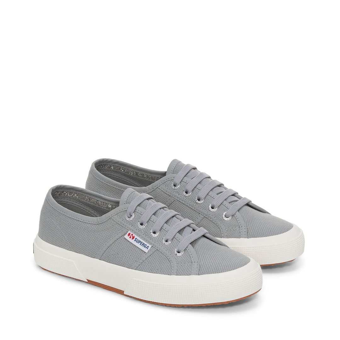 Le Superga Unisex 2750-COTU CLASSIC Sneaker GREY MD-FAVORIO Dressed Front (jpg Rgb)	