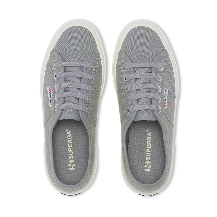 Le Superga Unisex 2750-COTU CLASSIC Sneaker GREY MD-FAVORIO Dressed Back (jpg Rgb)		