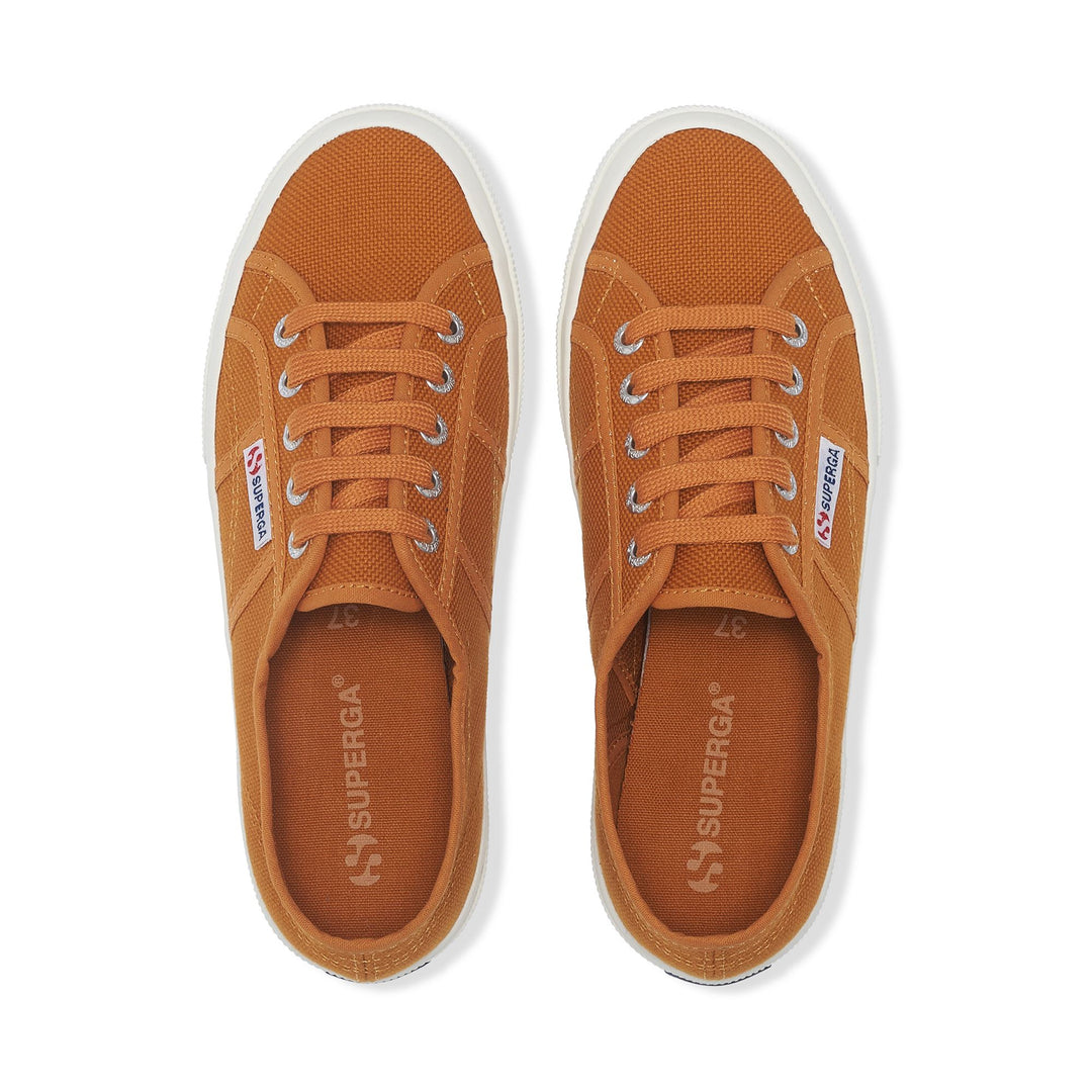 Le Superga Unisex 2750-COTU CLASSIC Sneaker BROWN LT CURRY-FAVORIO Dressed Back (jpg Rgb)		