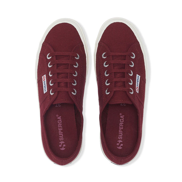 Le Superga Unisex 2750-COTU CLASSIC Sneaker RED BORDEAUX-FAVORIO Dressed Back (jpg Rgb)		