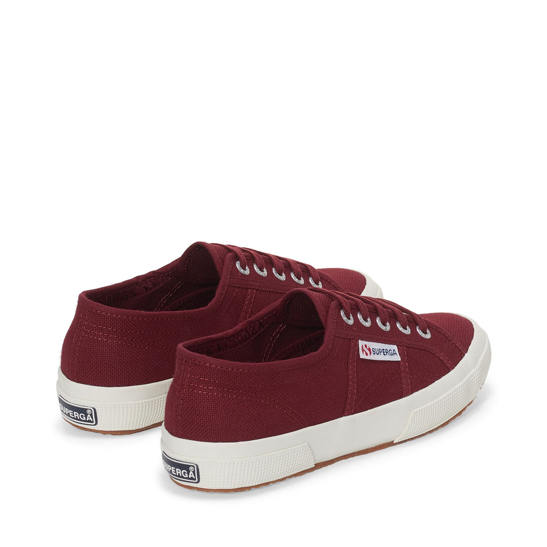 Le Superga Unisex 2750-COTU CLASSIC Sneaker RED BORDEAUX-FAVORIO Dressed Side (jpg Rgb)		