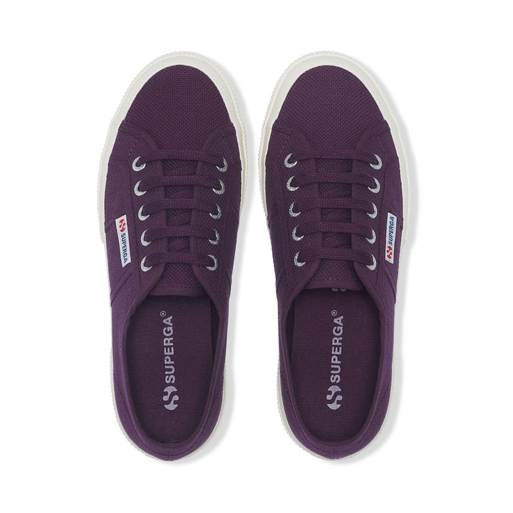 Le Superga Unisex 2750-COTU CLASSIC Sneaker VIOLET PURPLE-FAVORIO Dressed Back (jpg Rgb)		