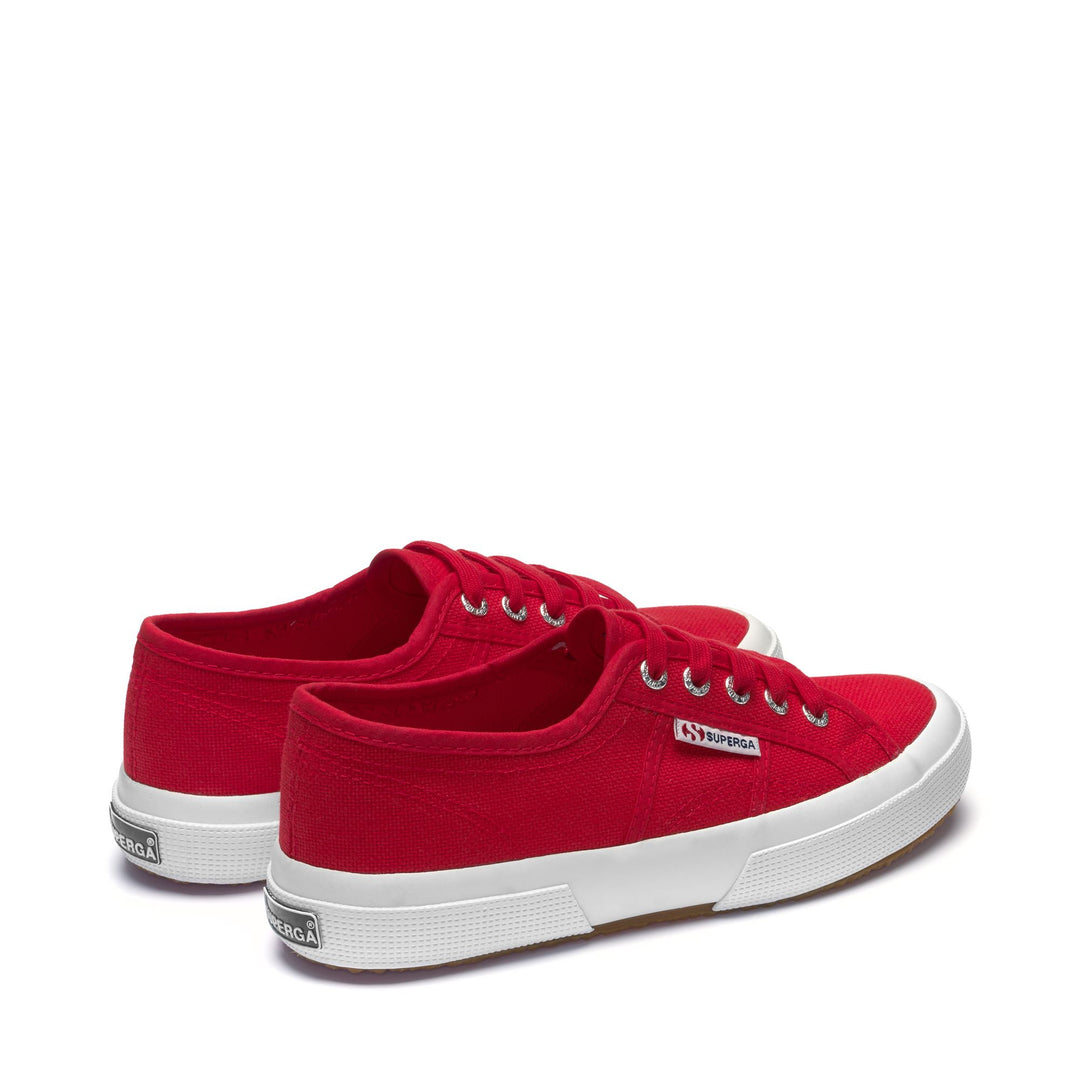 Le Superga Unisex 2750-COTU CLASSIC Sneaker RED-WHITE Dressed Side (jpg Rgb)		