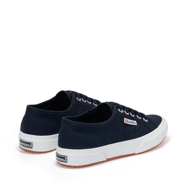 Le Superga Unisex 2750-COTU CLASSIC Sneaker NAVY-FWHITE Dressed Side (jpg Rgb)		