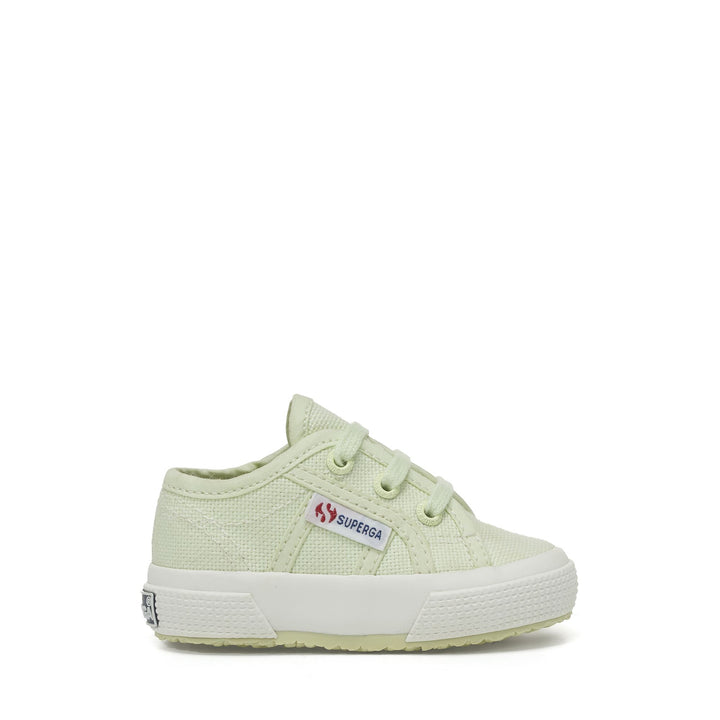 Le Superga Kid unisex 2750 BABY CLASSIC Sneaker GREEN PRIMROSE-F AVORIO Photo (jpg Rgb)			