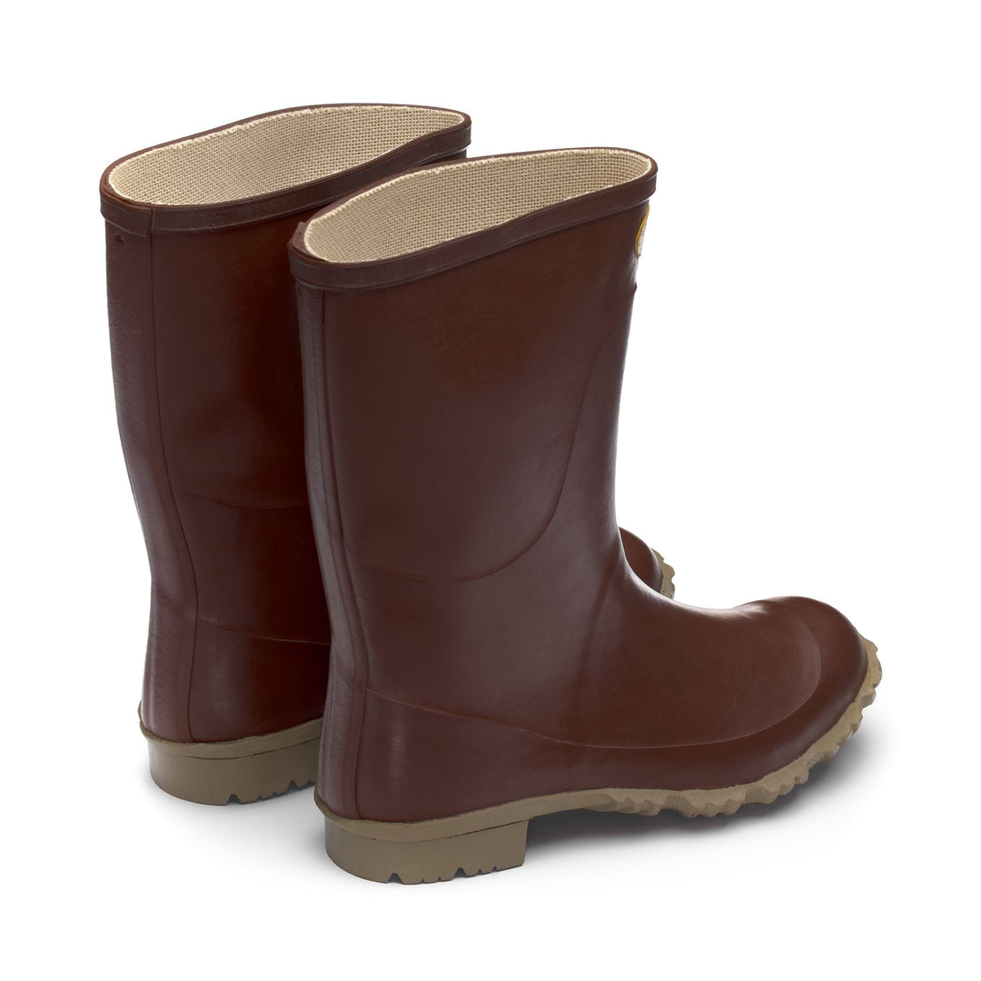 Rubber Boots Unisex 7077-TRONCHETTO PADUS High Cut BROWN Dressed Side (jpg Rgb)		