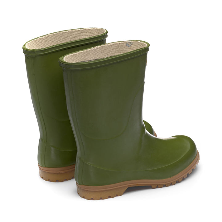 Rubber Boots Unisex 7133-TRONCHETTO ALPINA High Cut OLIVE Dressed Side (jpg Rgb)		