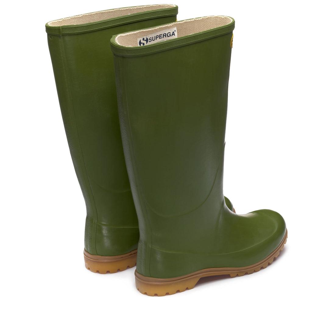 Rubber Boots Unisex 7324-GINOCCHIO ALPINA High Cut OLIVE Dressed Side (jpg Rgb)		