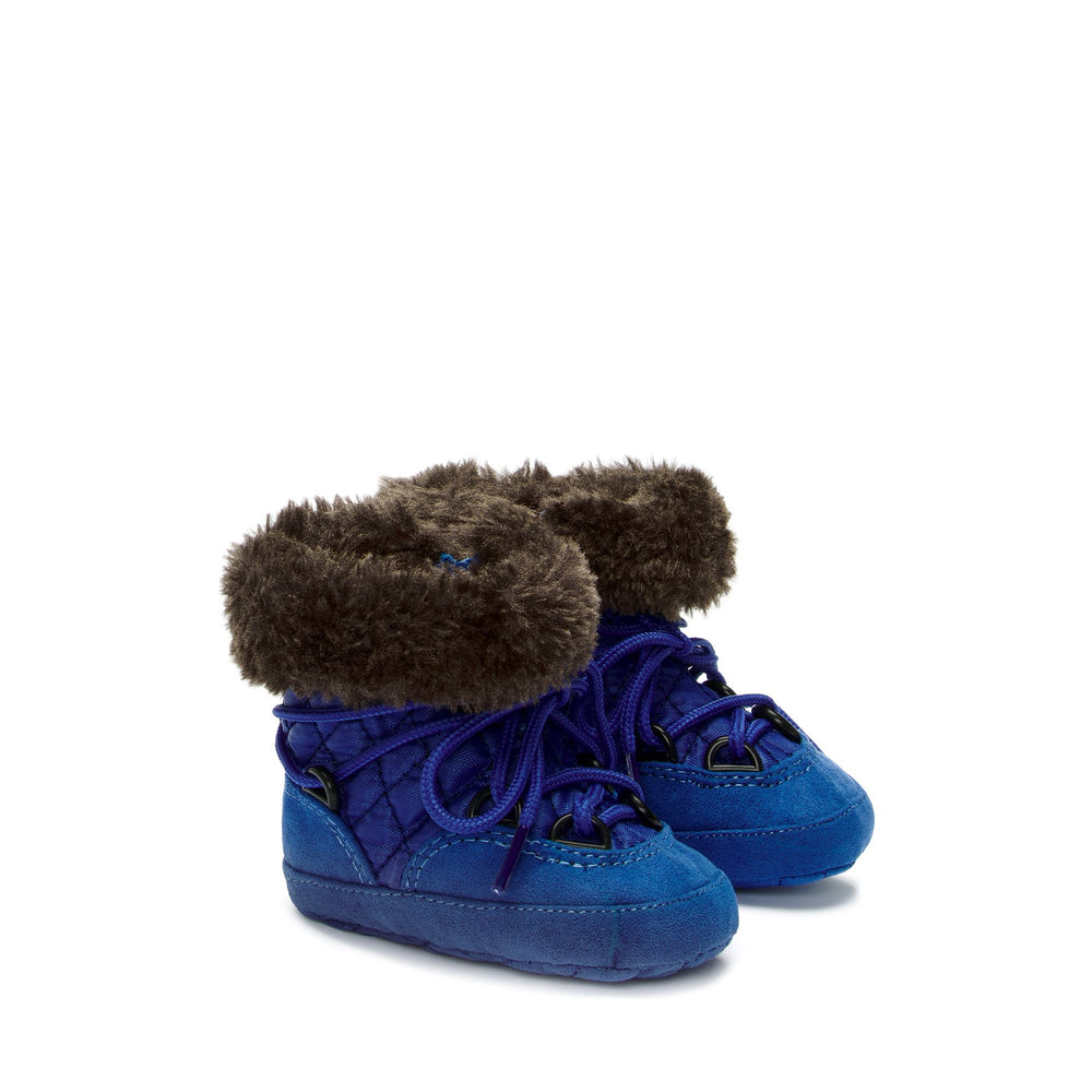 Boots Kid unisex 4051-Quilti Boot BLUE SKYDIVER Dressed Front (jpg Rgb)	