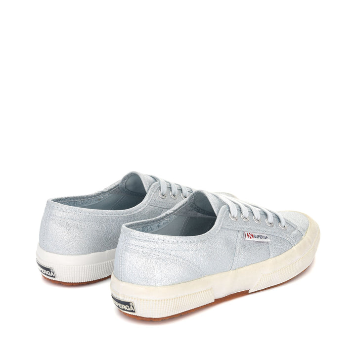 Le Superga Woman 2750-LAMEW Sneaker BLUE BALLAD Dressed Side (jpg Rgb)		