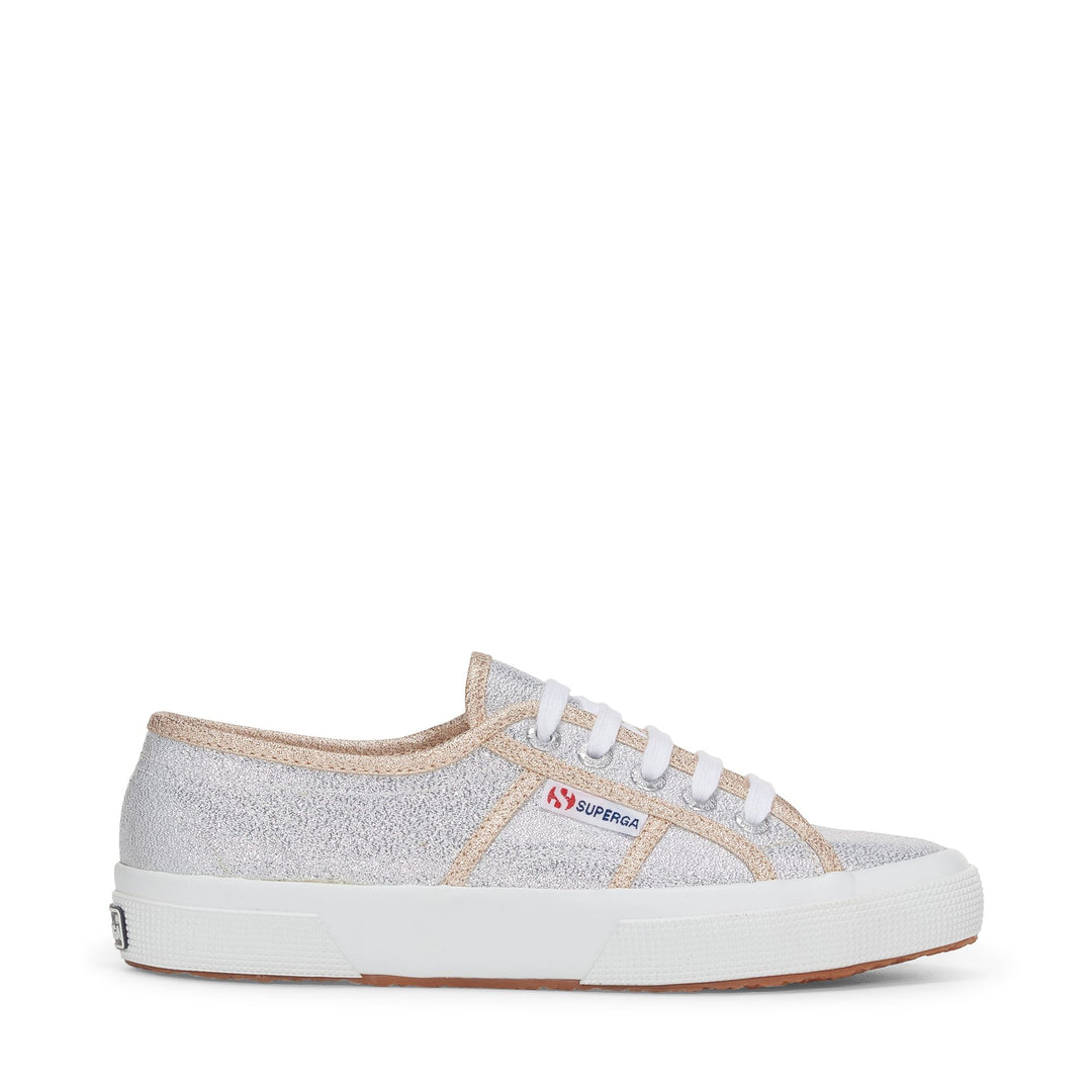 Le Superga Woman 2750-LAMEW Sneaker GREY SILVER-GOLD Photo (jpg Rgb)			