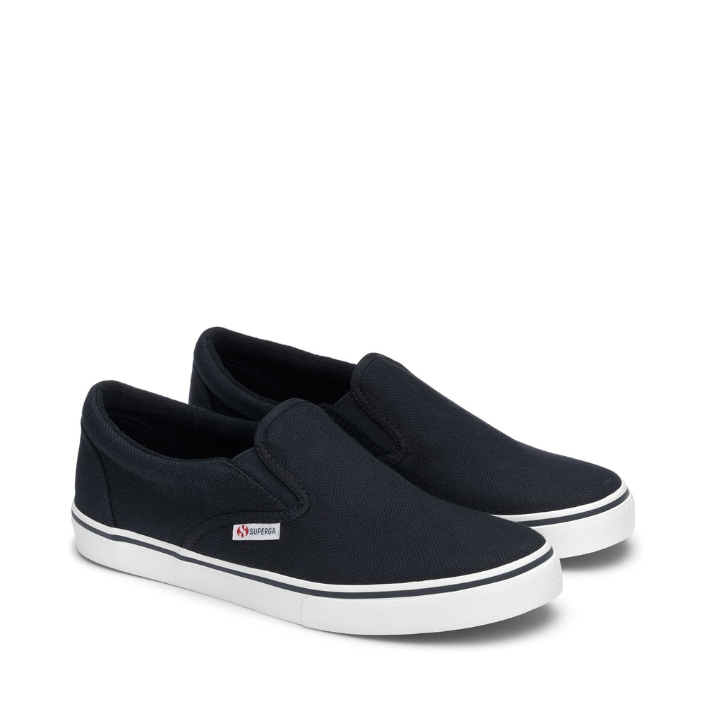 Sneakers Unisex 2311 SLIP-ON Slip On BLUE NAVY Dressed Front (jpg Rgb)	