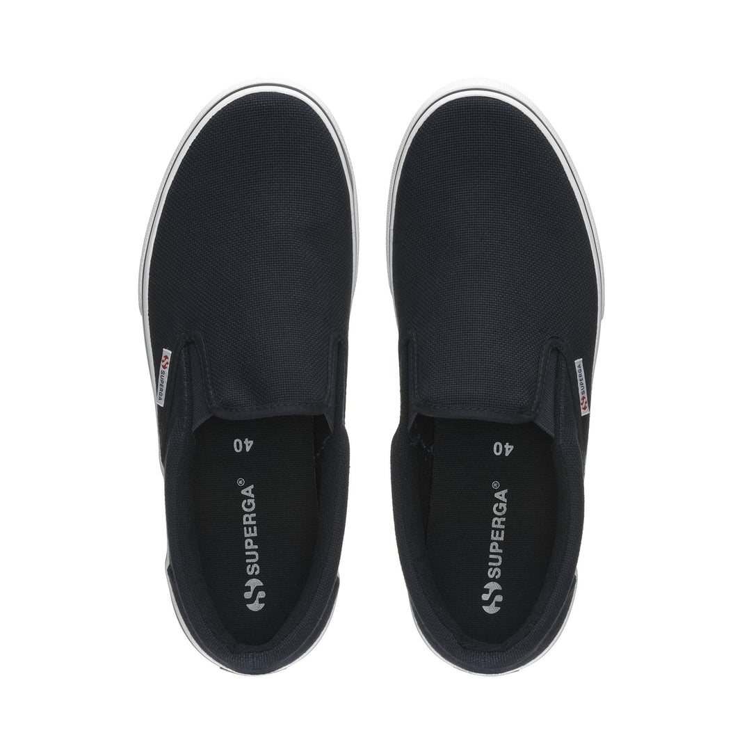 Sneakers Unisex 2311 SLIP-ON Slip On BLUE NAVY Dressed Back (jpg Rgb)		