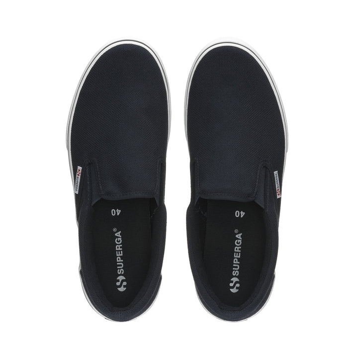 Sneakers Unisex 2311 SLIP-ON Slip On BLUE NAVY Dressed Back (jpg Rgb)		