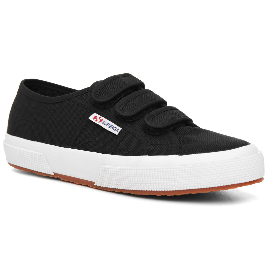 Le Superga Unisex 2750-COT3STRAPU Sneaker BLACK Detail Double				