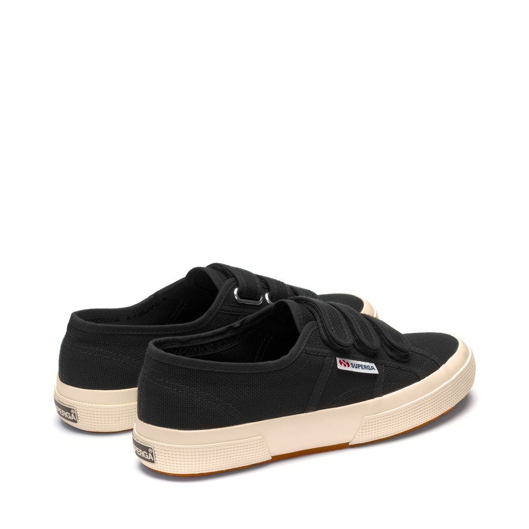 Le Superga Unisex 2750-COT3STRAPU Sneaker BLACK Dressed Side (jpg Rgb)		