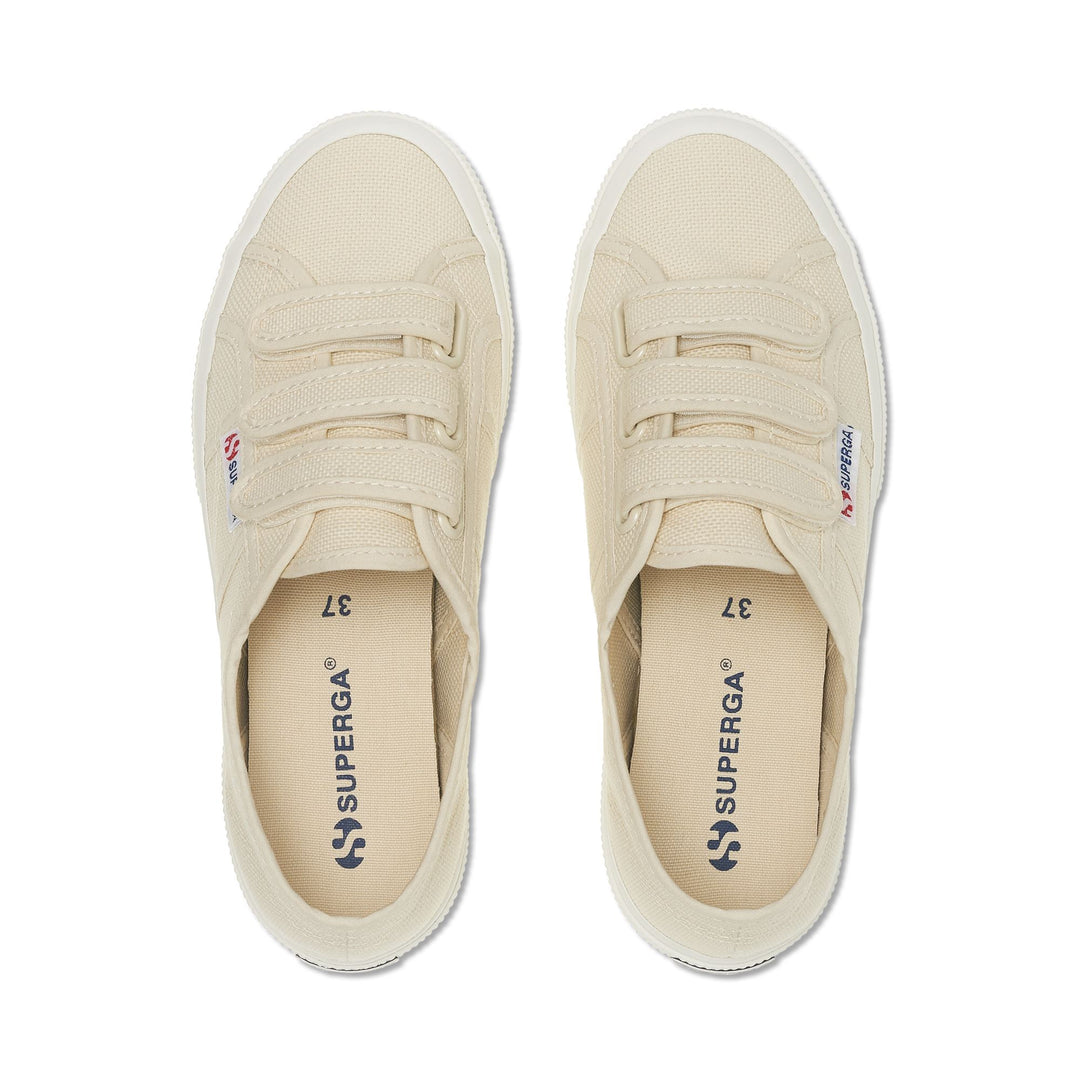 Le Superga Unisex 2750-COT3STRAPU Sneaker BEIGE LT EGGSHELL-F AVORIO Dressed Back (jpg Rgb)		