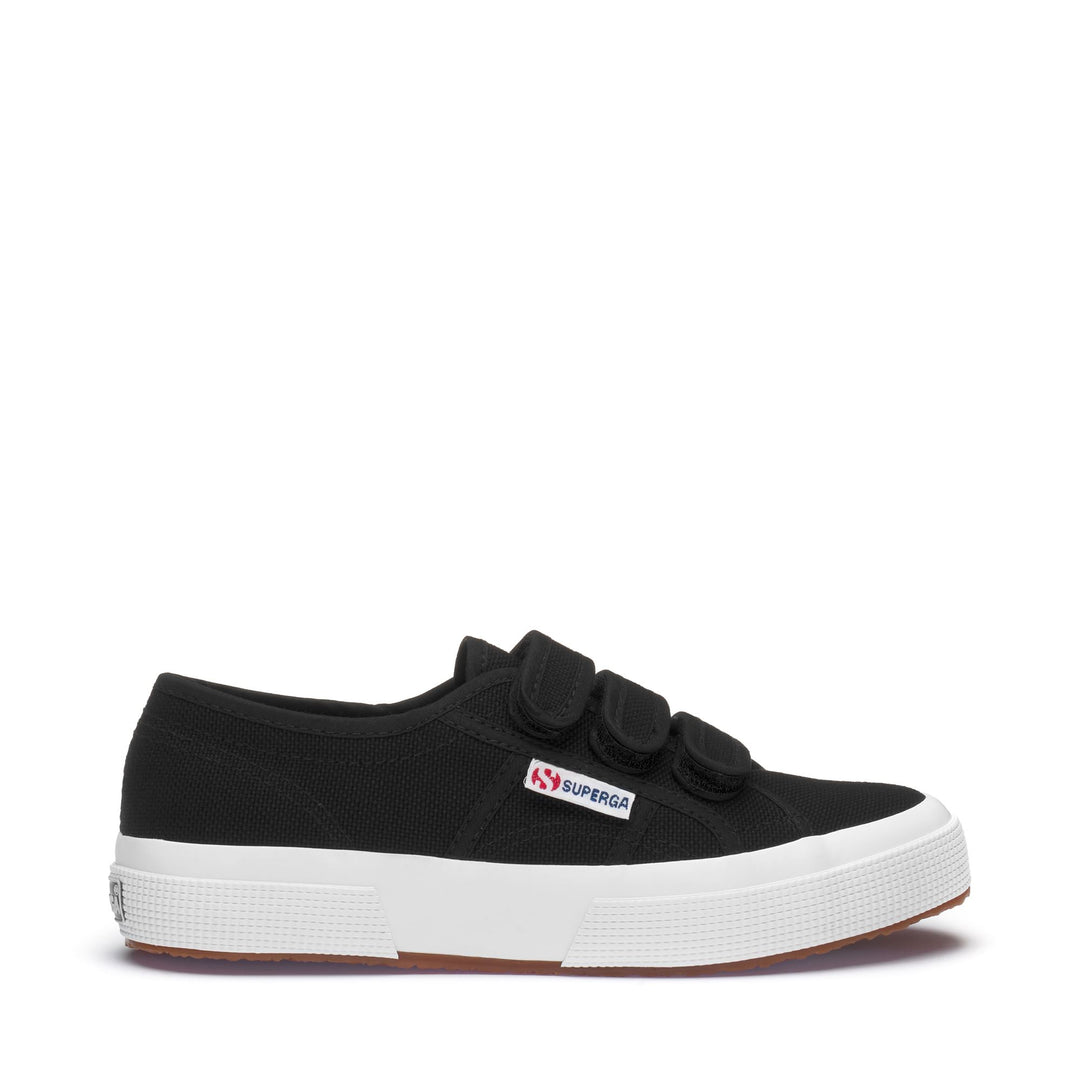 Le Superga Unisex 2750-COT3STRAPU Sneaker BLACK-FWHITE Photo (jpg Rgb)			