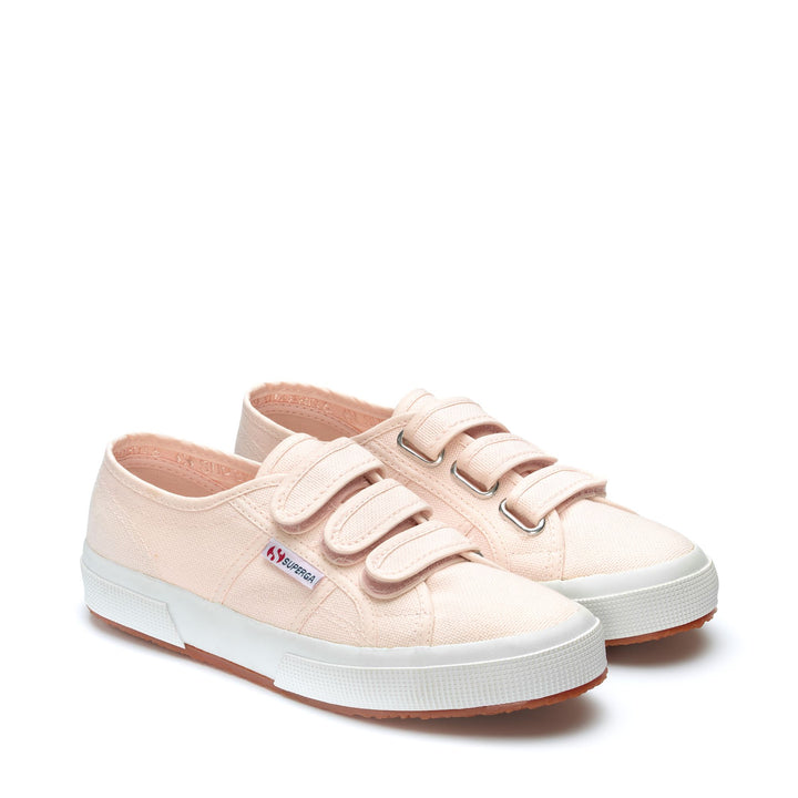 Le Superga Unisex 2750-COT3STRAPU Sneaker PINK Dressed Front (jpg Rgb)	