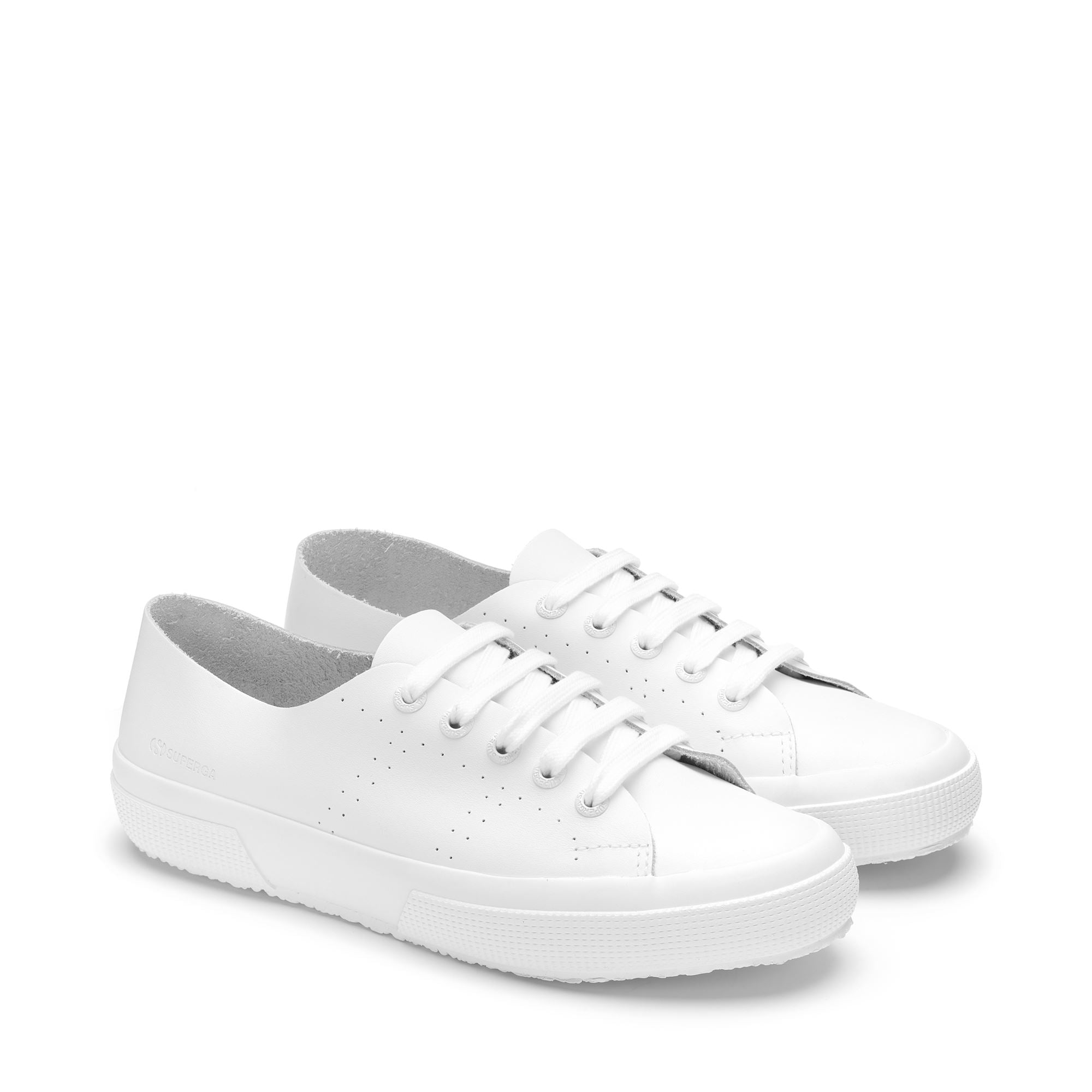 2750 MORPHING MULE LEATHER Le Superga Low Cut Unisex TOTAL WHITE