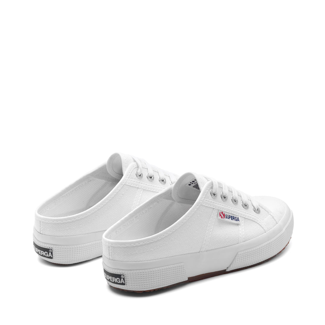 Lady Shoes Woman 2402 MULE Sabot Low Heel WHITE – Superga.com