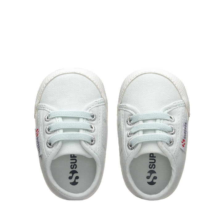 Sneakers Kid unisex 4006 BABY Low Cut AZURE ICE-FAVORIO Dressed Back (jpg Rgb)		