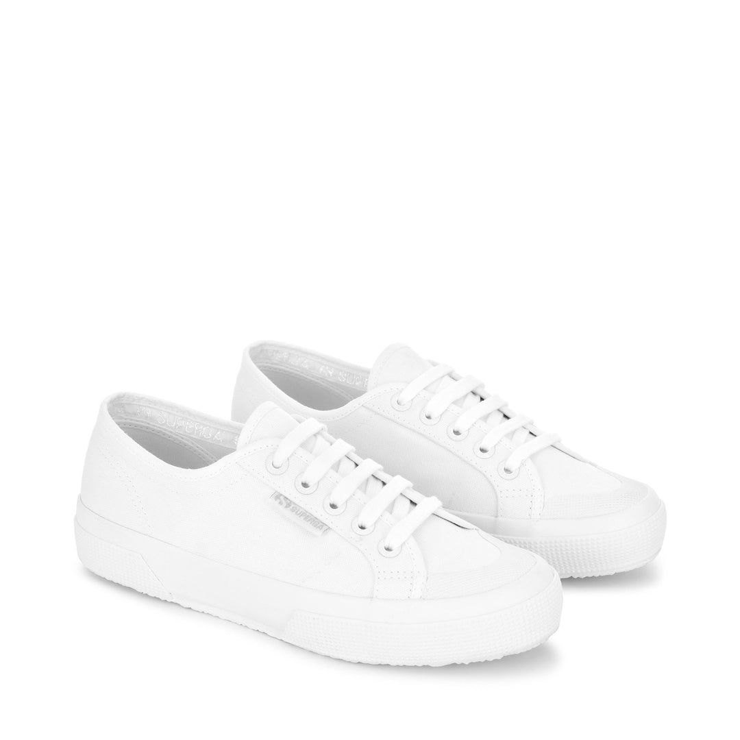 Le Superga Woman 2294 TOECAP Sneaker TOTAL WHITE Dressed Front (jpg Rgb)	