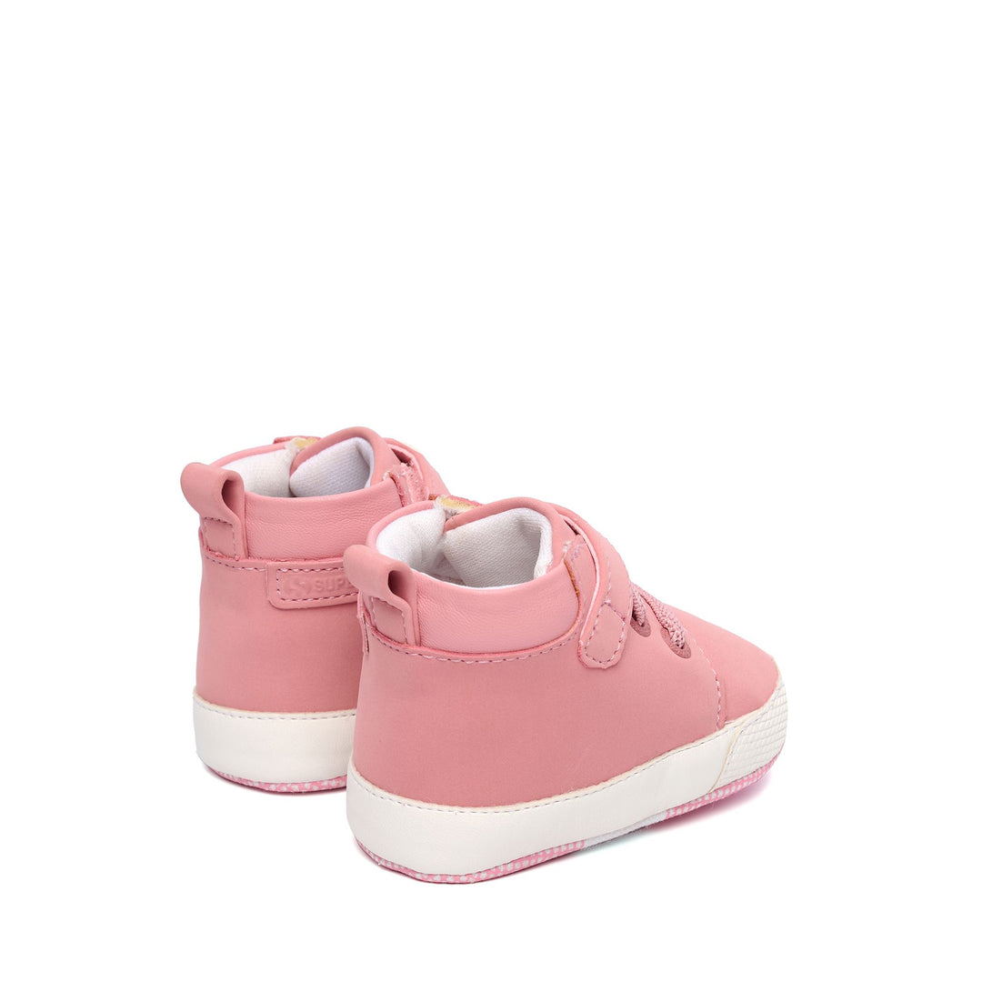 Sneakers Kid unisex 4015 BABY SYNTHETIC MATERIAL Mid Cut PINK PALE LILAC Dressed Side (jpg Rgb)		