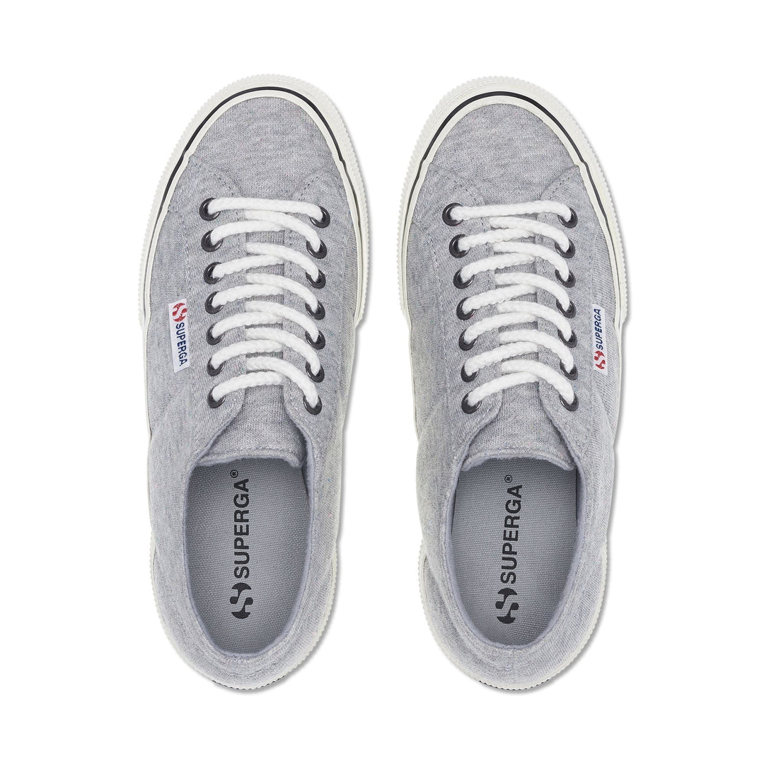 Le Superga Unisex 2486 BOLD JERSEY Sneaker LT GREY-MULTICOLOR Dressed Back (jpg Rgb)		