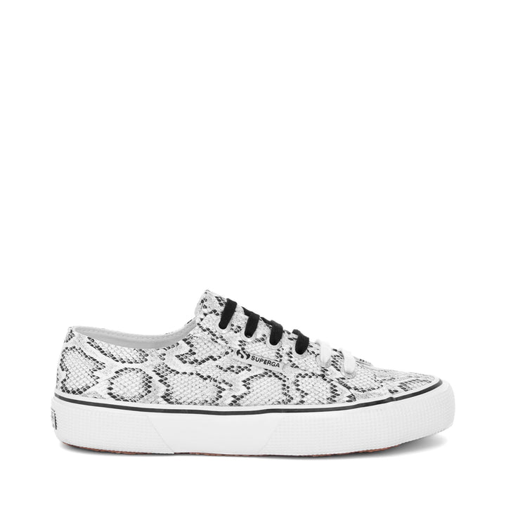 Le Superga Unisex 2490 BOLD SNAKE Sneaker WHITE BLACK SNAKE Photo (jpg Rgb)			