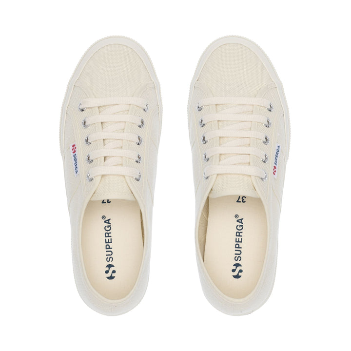 Le Superga Unisex 2750 NEW PLUS Sneaker BEIGE NATURAL-FAVORIO Detail (jpg Rgb)			