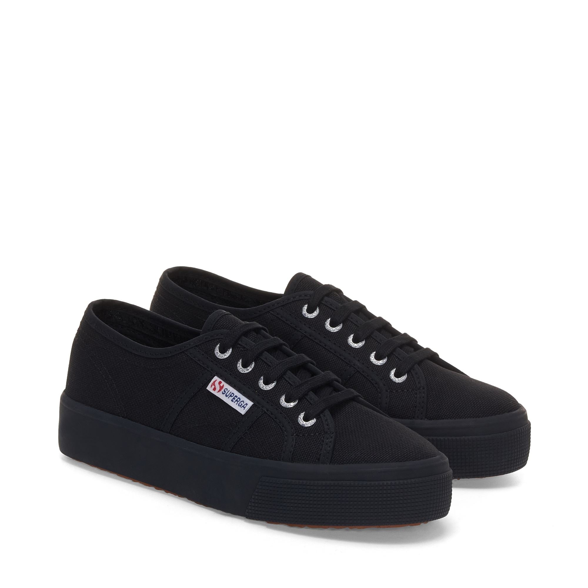 Le Superga Unisex 2730 MID PLATFORM Sneaker FULL BLACK