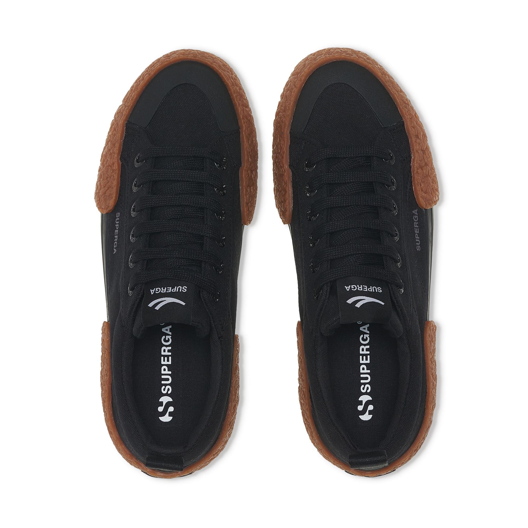 Superga black gum sole store
