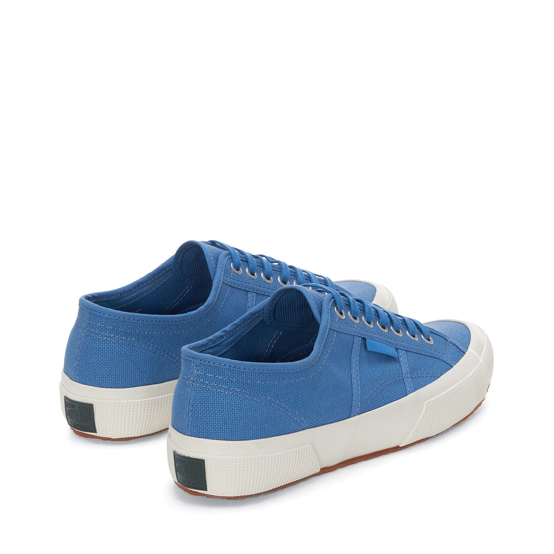 Le Superga Unisex 2750 OG Low Cut BLUE LT CYANEUS-FAVORIO Dressed Side (jpg Rgb)		