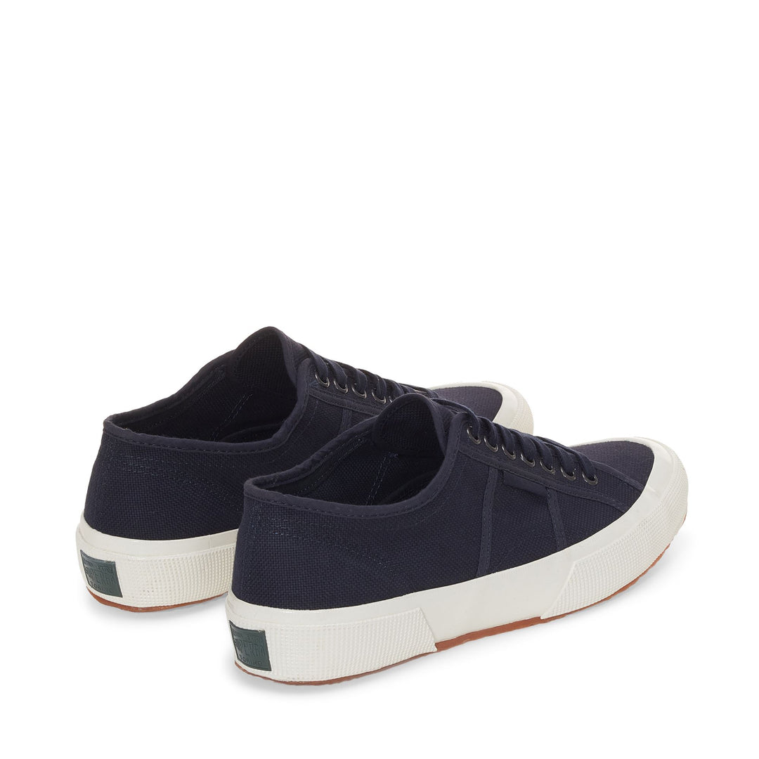 Le Superga Unisex 2750 OG Low Cut NAVY-FAVORIO Dressed Side (jpg Rgb)		