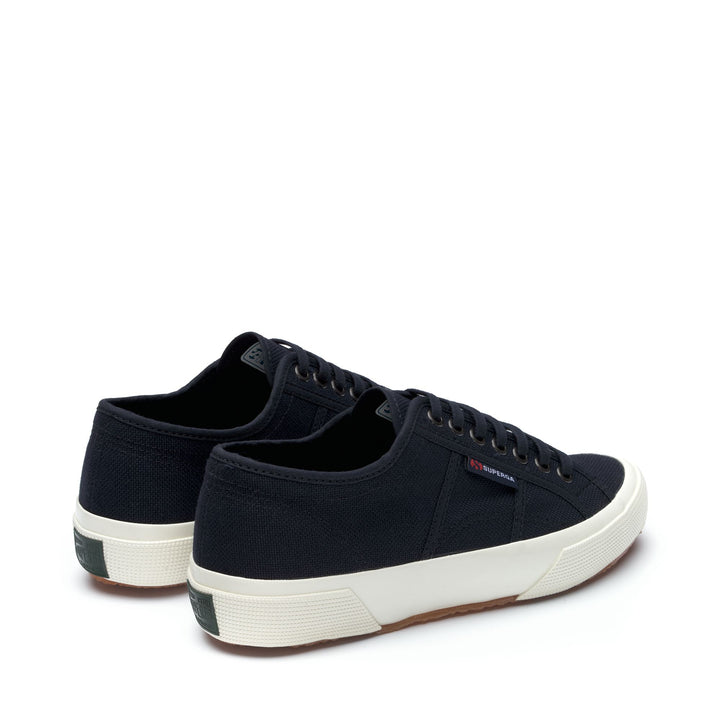 Le Superga Unisex 2750 OG Low Cut NAVY-F WAVORIO Dressed Side (jpg Rgb)		