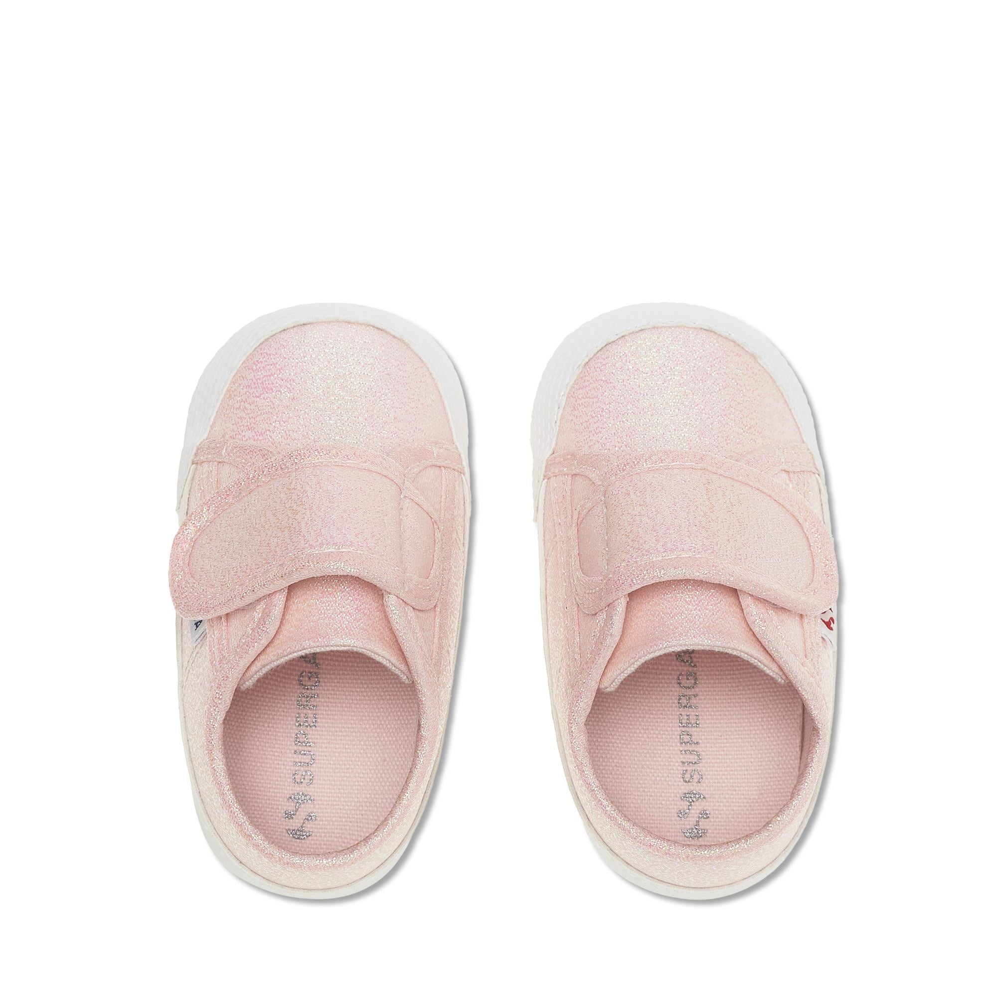 4006 BABY STRAP LAME Sneakers Low Cut Girl PINK ISH IRIDESCENT