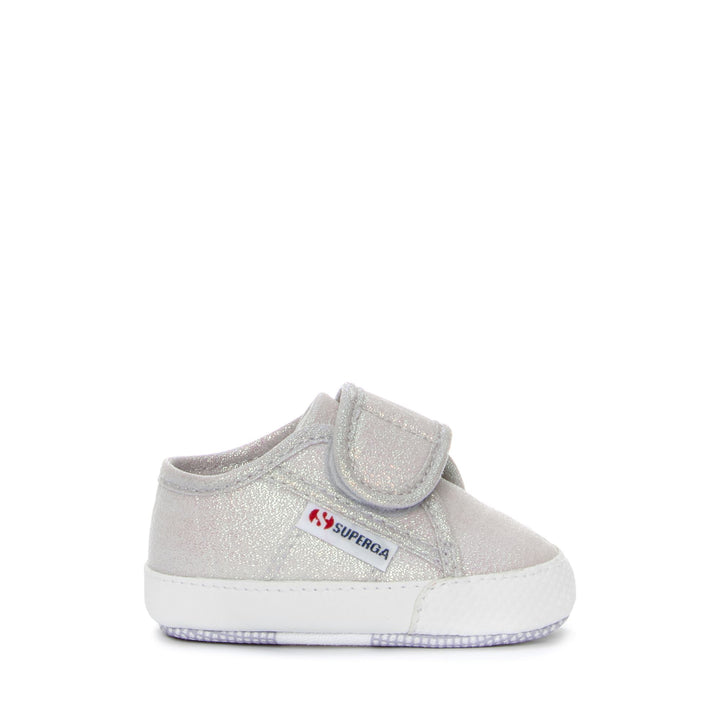 Sneakers Girl 4006 BABY STRAP LAME Low Cut PASTEL LILLA IRIDESCENT Photo (jpg Rgb)			