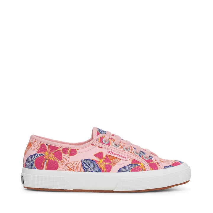 Le Superga Woman 2750 HIBISCUS FLOWER PRINT Low Cut PINK-FUCHSIA HIBISCUS Photo (jpg Rgb)			