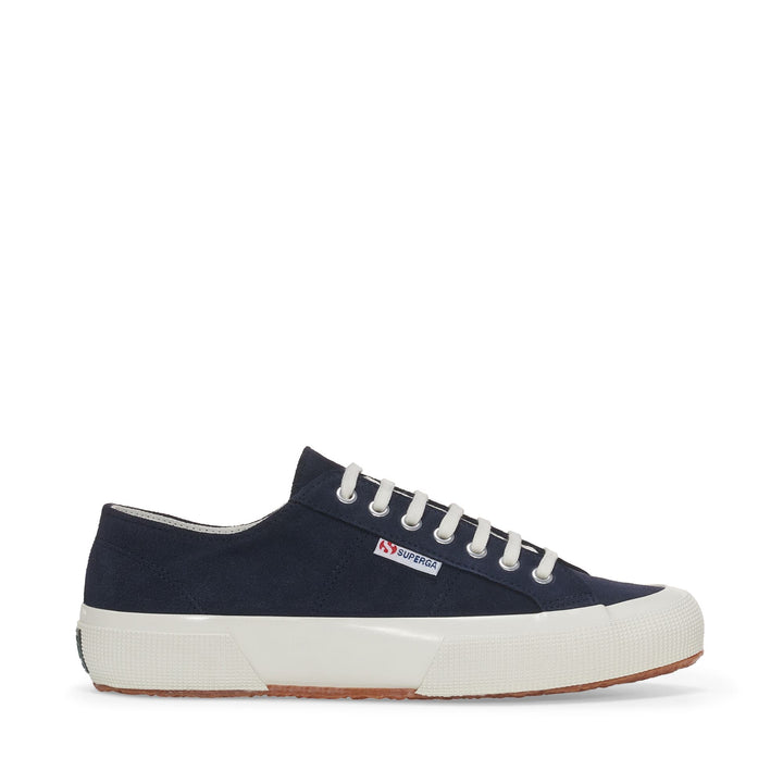 Le Superga Unisex 2750 OG SUEDE Low Cut BLUE NAVY-FAVORIO Photo (jpg Rgb)			