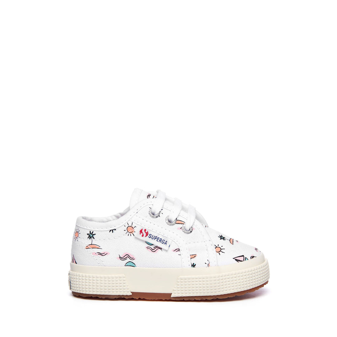 Le Superga Boy 2750 BABY SEA PRINT Low Cut WHITE SEA PRINT Photo (jpg Rgb)			