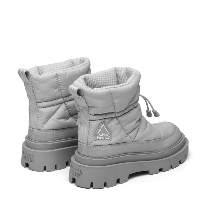 Ankle Boots Woman 3053 ALPINA APEX PADDED Laced TRIPLE GREY Dressed Side (jpg Rgb)		