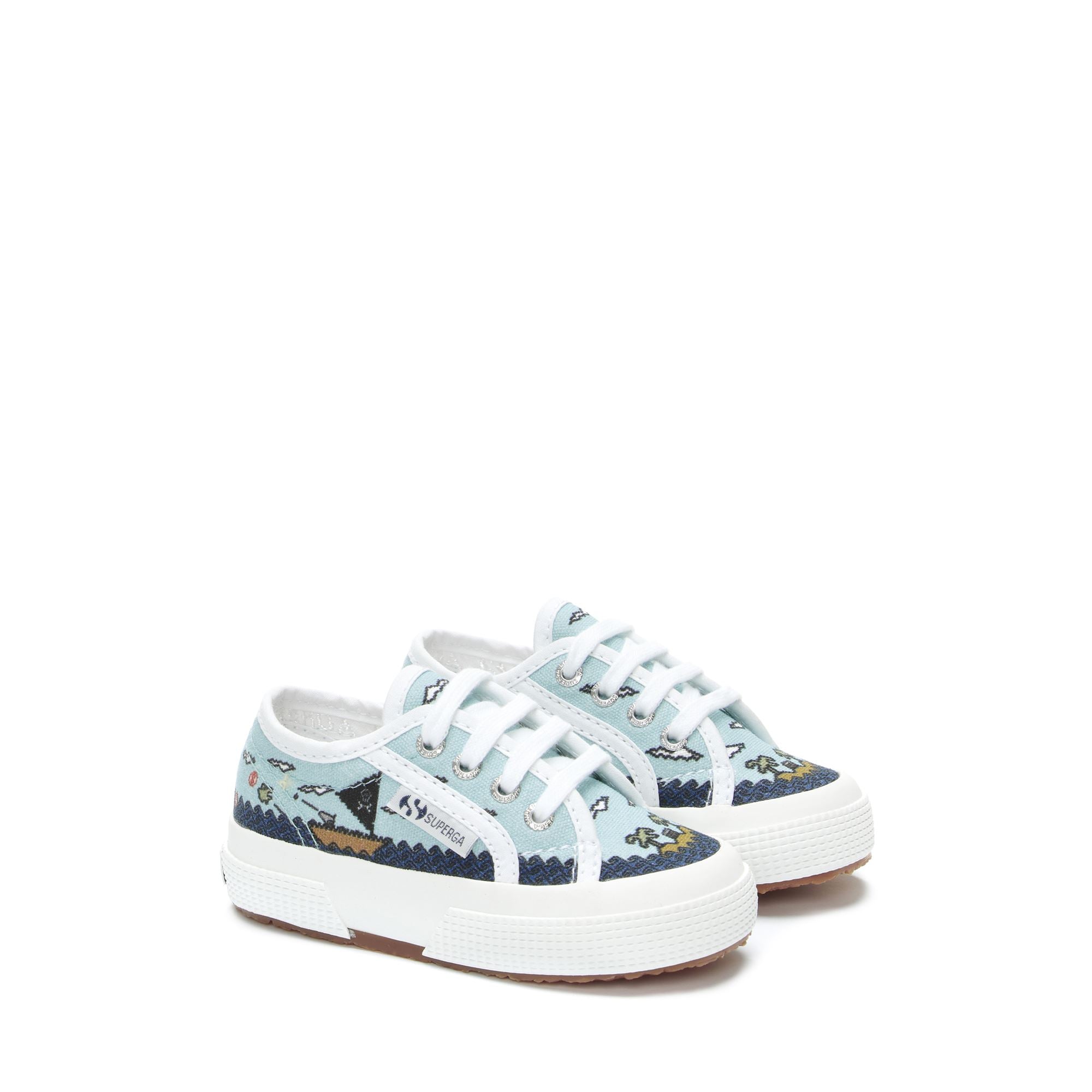 Le Superga Bambino a 2750 KIDS GAME Sneaker BLUE GAME