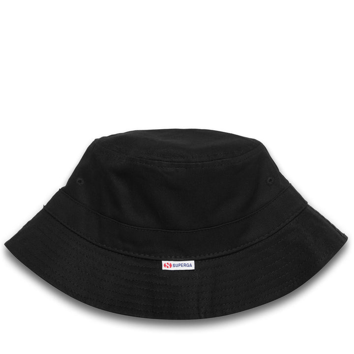 Headwear Unisex BUCKET HAT CANVAS Hat BLACK Dressed Front (jpg Rgb)	